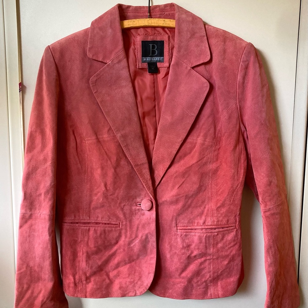 B by Bernardo Women's Leather Blazer